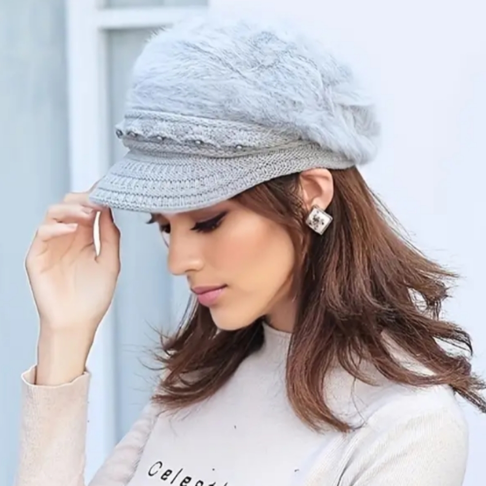 Hot Women's Winter Warm Hat Grey